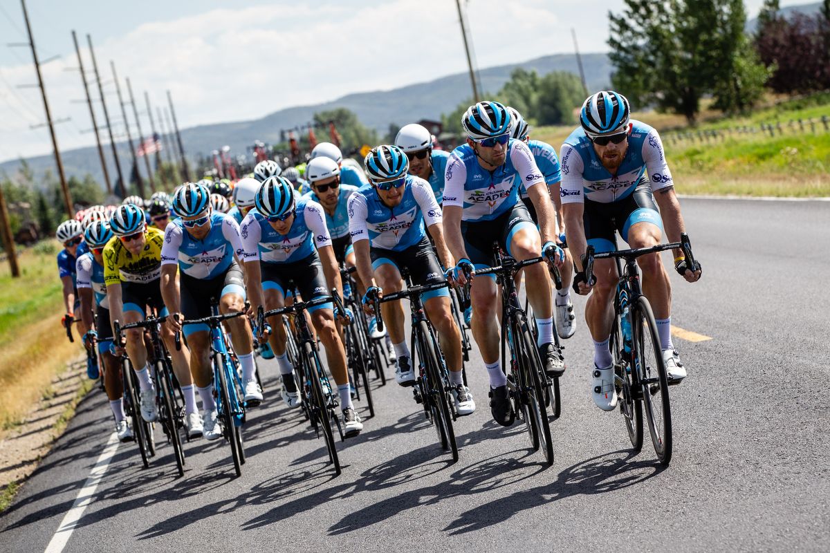 The Israel Cycling Academy lead the chase for Ben Hermans