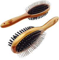 AtEase Accents Double-Sided Bamboo Cat Brush
