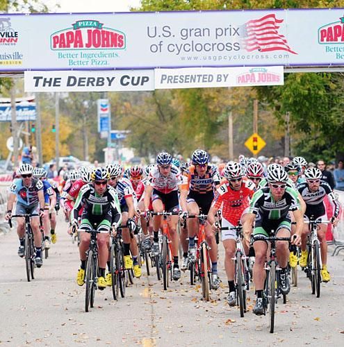 Action from the 2009 US Gran Prix of Cyclo-cross in Louisville, Kentucky.