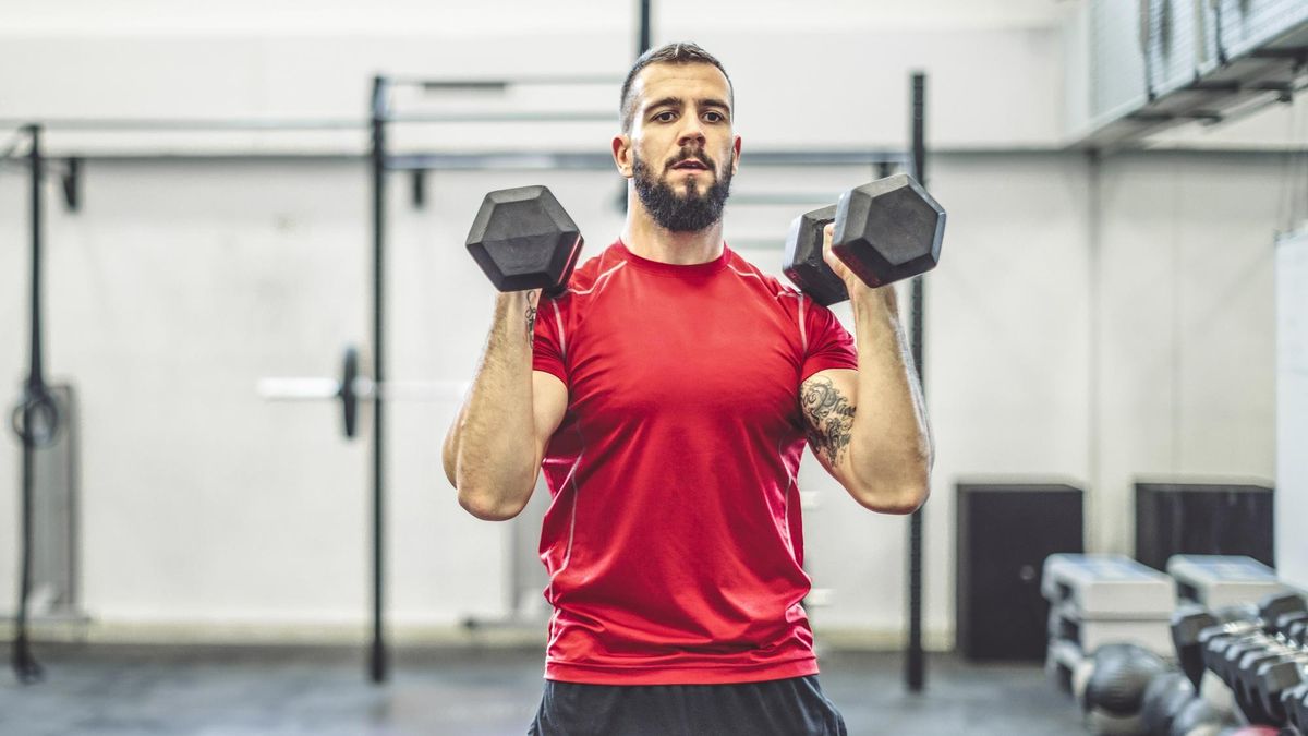 You only need 25 minutes and a set of dumbbells to build full-body muscle and boost your metabolism