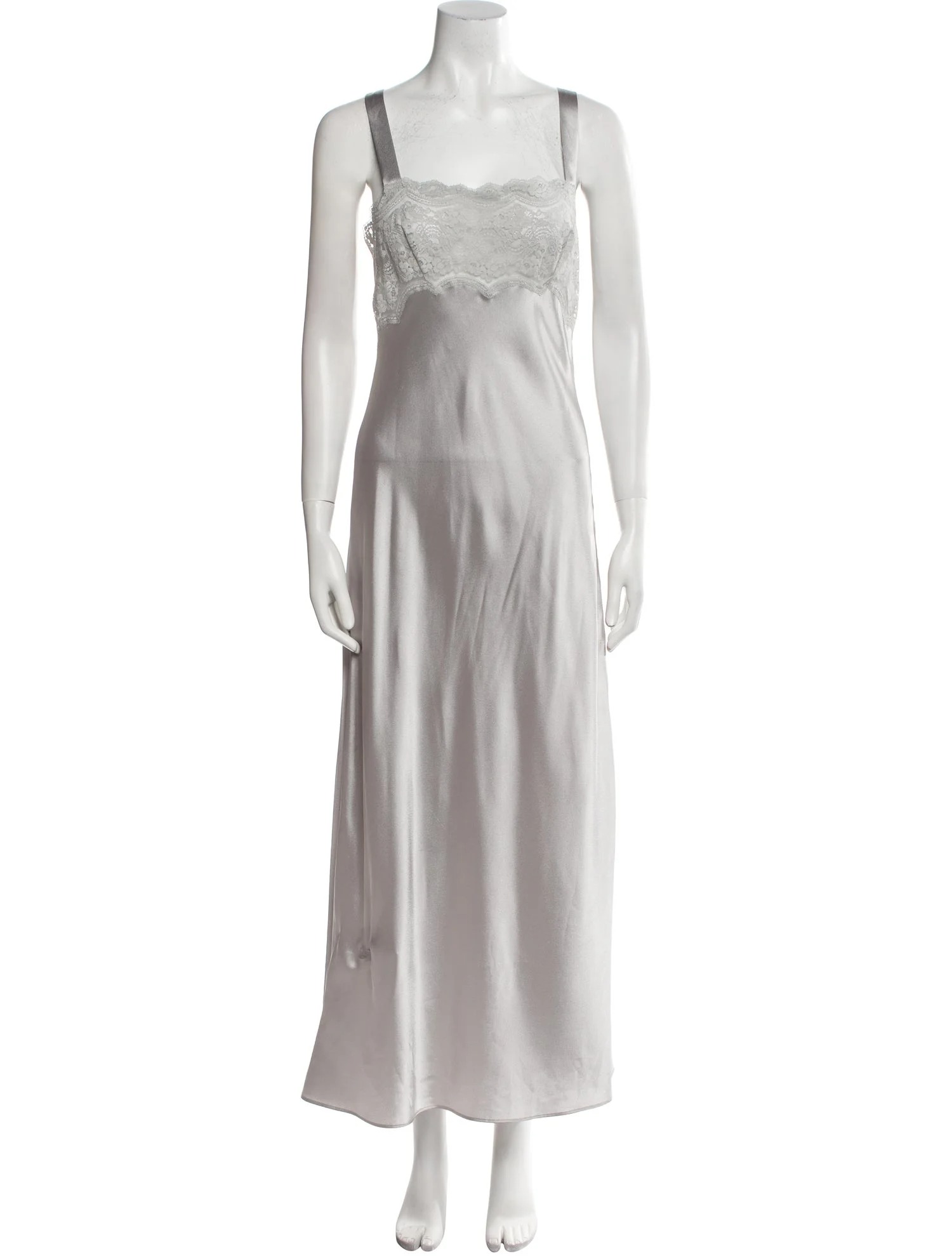 the real real, Valentino Lace Trim Embellishment Nightgown
