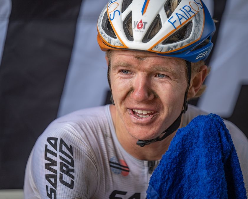 Keegan Swenson (Santa Cruz htSQD) at Sea Otter Gravel, the opening round of the Life Time Grand Prix series