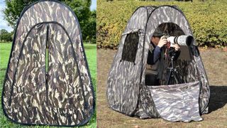 Japan Hobby Tool Camouflage Tent II, one of the best portable hides for photography