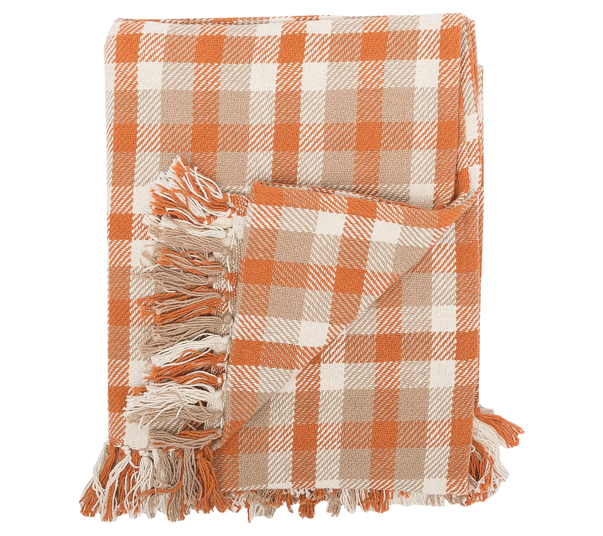 Dunmore Plaid Woven 50&quot; X 60&quot; Throw Blanket Byvalerie
