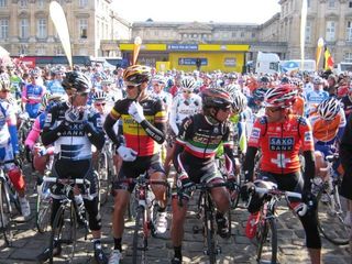 Stuart O'Grady, Boonen, Pozzato and Cancellara