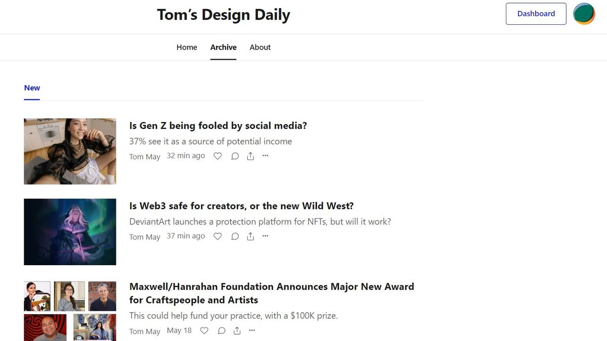Substack review | Creative Bloq