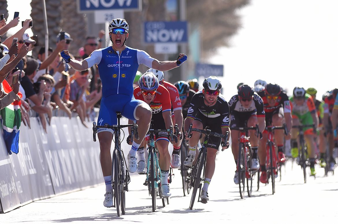 Marcel Kittel wins the opening stage of the Dubai Tour