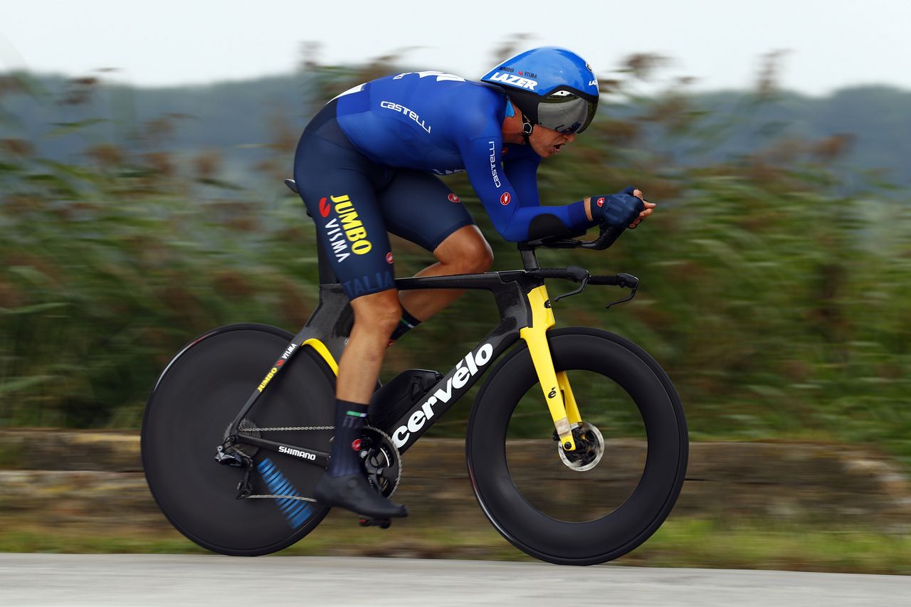 2021 UCI Road World Championships Flanders Men Elite Time Trial - Knokke - Heist Bruges 43,3 km - 19/09/2021 - Edoardo Affini (ITA - Jumbo - Visma) - photo Luca Bettini/BettiniPhoto&Acirc;&copy;2021