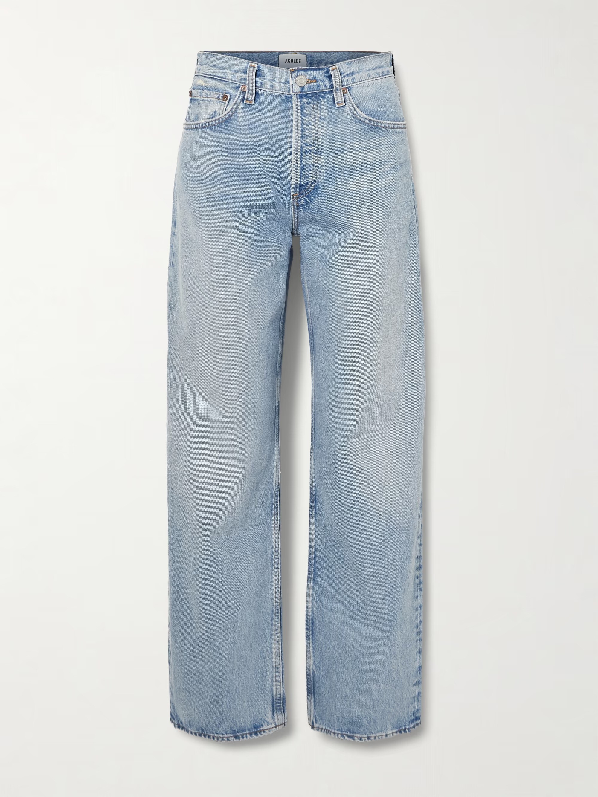 AGOLDE , Arc Mid-Rise Wide-Leg Jeans