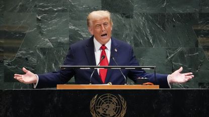 President Donald Trump addresses United Nations General Assembly