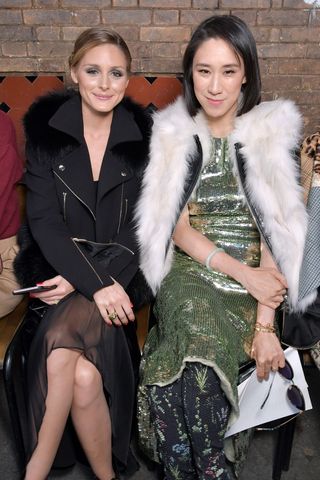 Olivia Palermo and Eva Chen