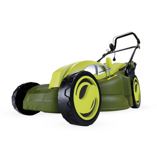 Green mulching lawn mower