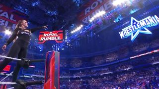 Ronda Rousey at the Royal Rumble