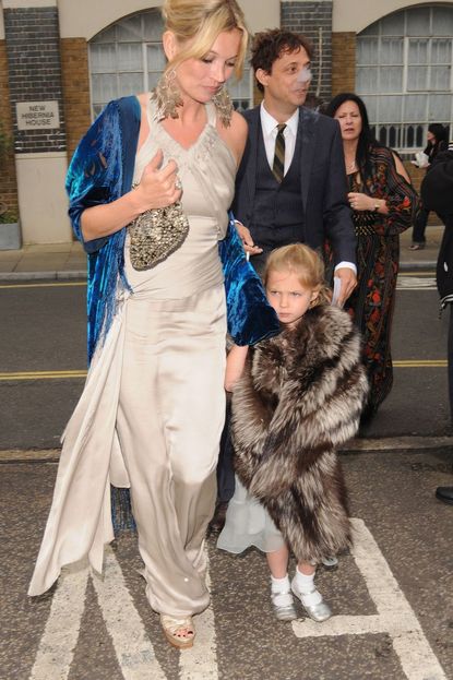Kate Moss and her daughter Lila