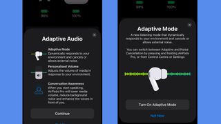 An iPhone with Adaptive Audio