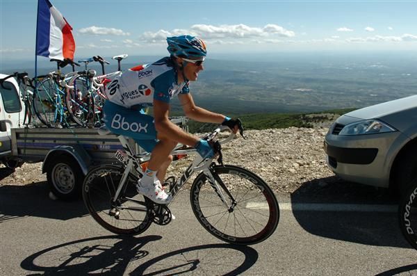 Pierre Rolland (Bbox Bougyues Telecom) on Mont Ventoux