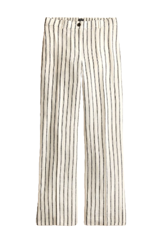 Harbor Pant in Striped Linen