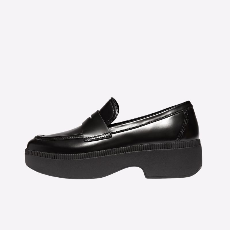 Image of black loafers