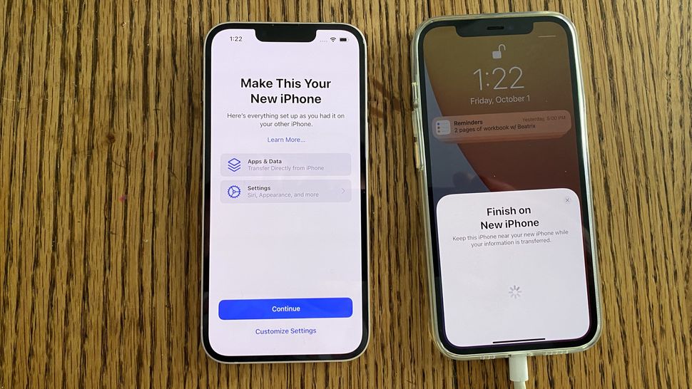 How to set up your iPhone 13 using Quick Start | Tom's Guide