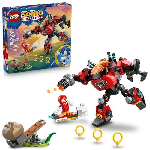 Sonic the Hedgehog Knuckles Vs. Dr. Eggman Egg Crusher Mech