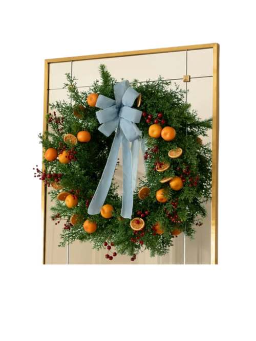 28" Citrus Faux Wreath