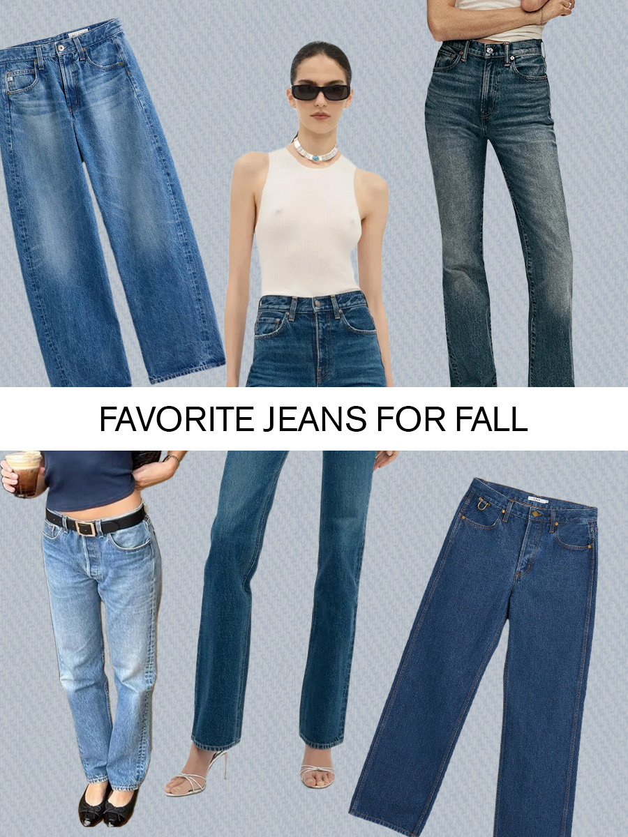 Various jeans styles