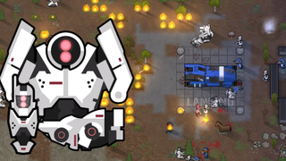 An image of mechs from the RimWorld mod RimEffect bringing mass effect characters to RimWorld.