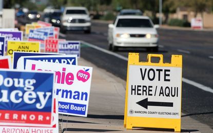 Arizona polling place.