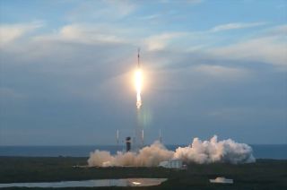 A SpaceX Falcon 9 rocket carrying 23 Starlink satellites launches from Complex 40 at Cape Canaveral Space Force Station in Florida on Sunday, March 10, 2024.