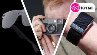 Smart glasses, a camera, and a fitness tracker