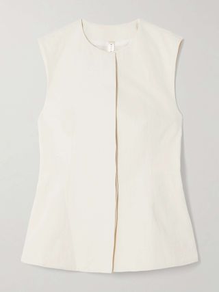 + Net Sustain Organic Cotton-Twill Vest