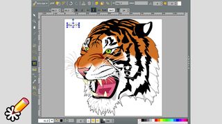 A screenshot from SVG-edit, one of the best best graphic design software programs