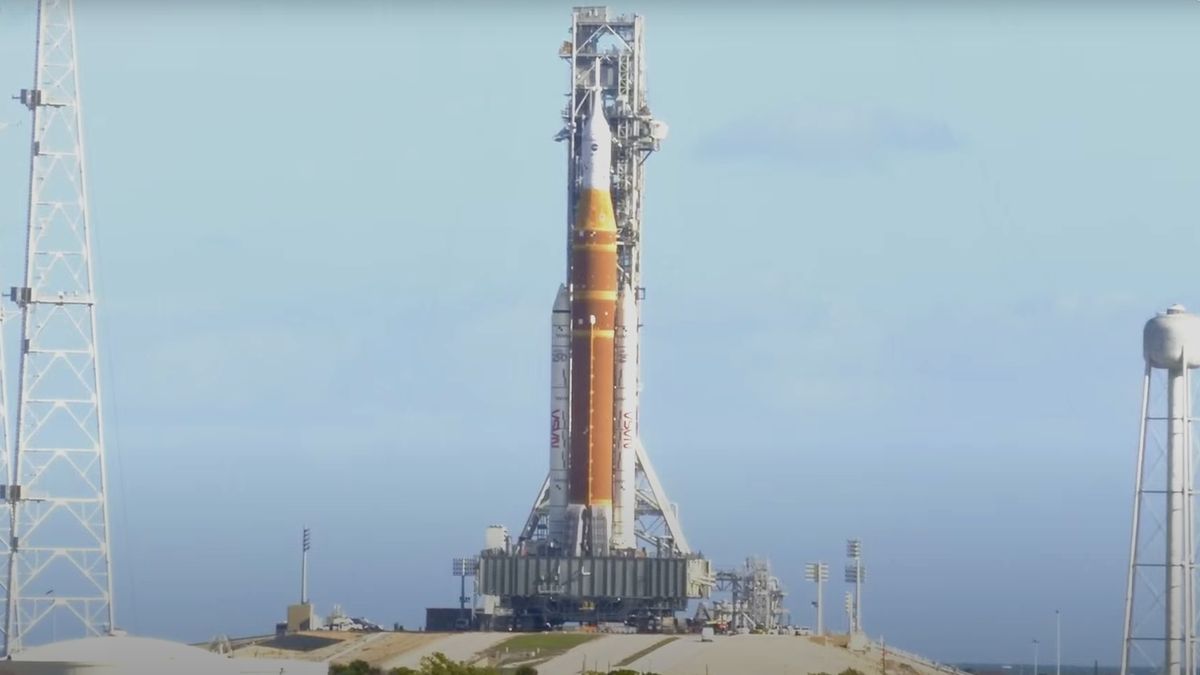 NASA's Artemis 2 moon rocket arrives back at the launch pad