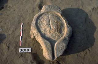 An ancient French wine press