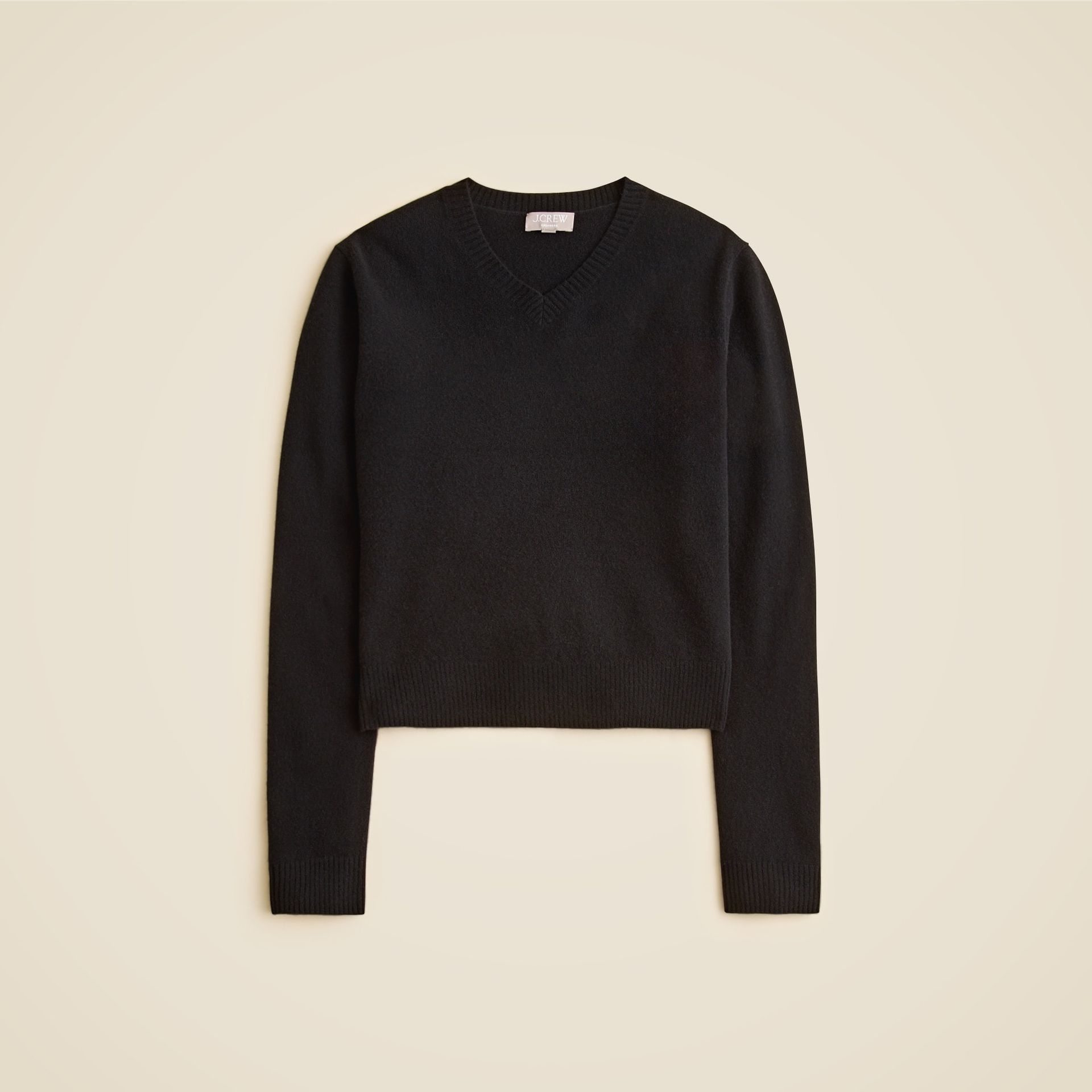 jcrew, Cashmere High V-Neck Sweater