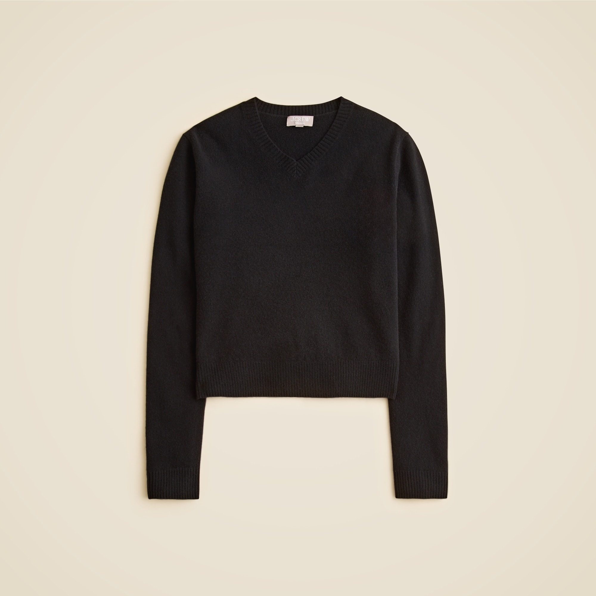 jcrew, Cashmere High V-Neck Sweater