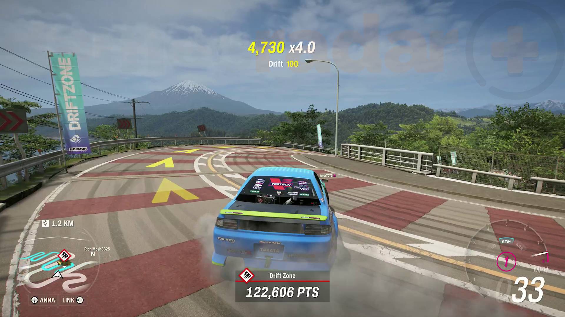 Forza Horizon 6 Formula Drift car in Drift Zone