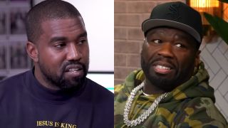 Kanye West appears on BigBoyTV, while 50 Cent speaks on the Flagrant podcast