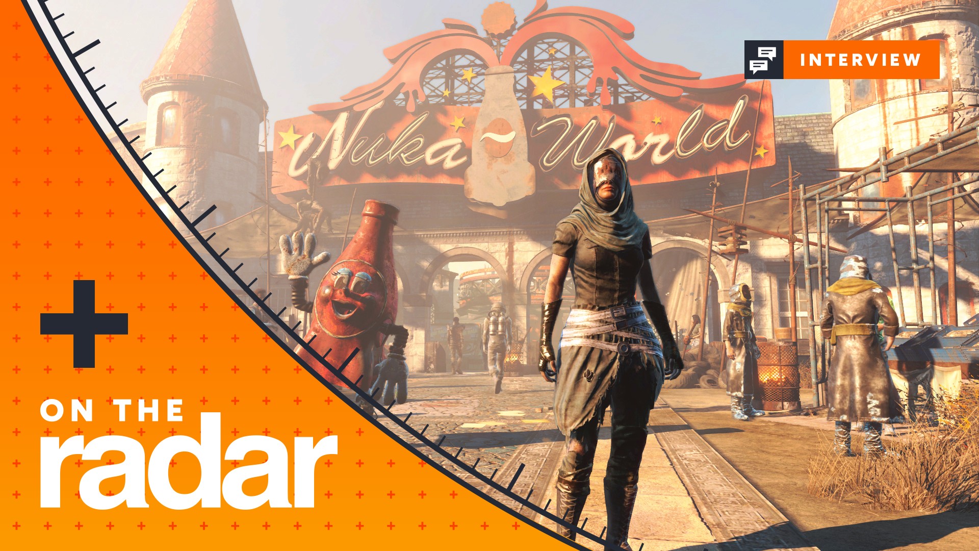 Fallout 4 screenshot with a GamesRadar+ On the Radar overlay