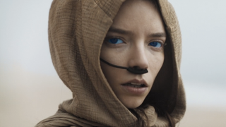 Anya Taylor-Joy with blue eyes in Dune 2