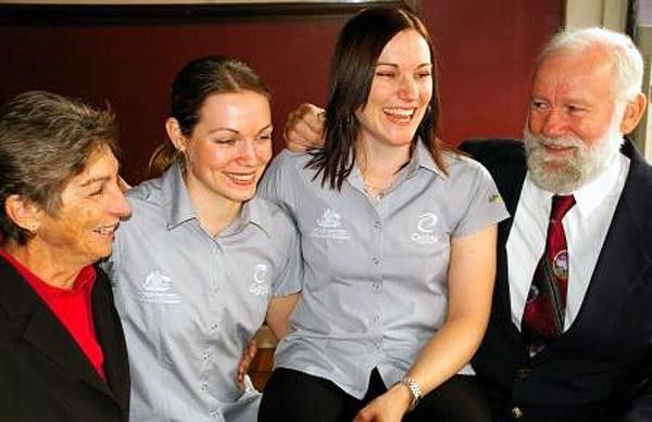 Sisters Kerrie and Anna Meares