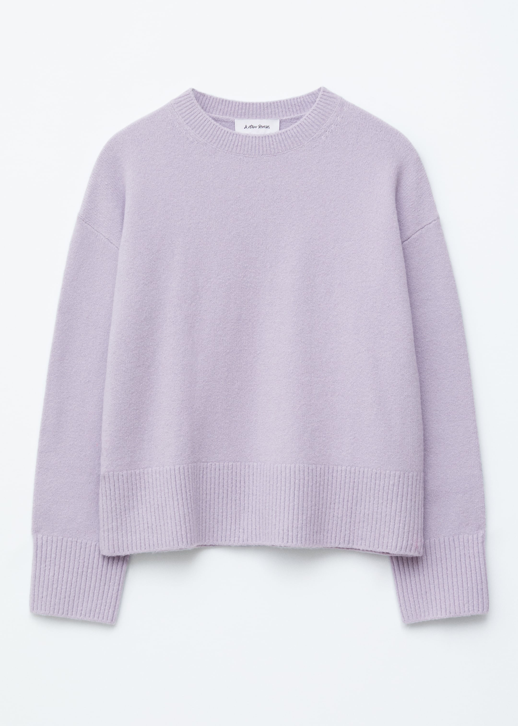 Relaxed Knit Jumper - White