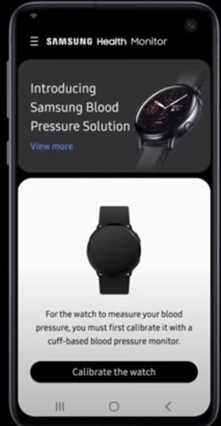 Samsung Health Monitoring Blood Pressure Setup