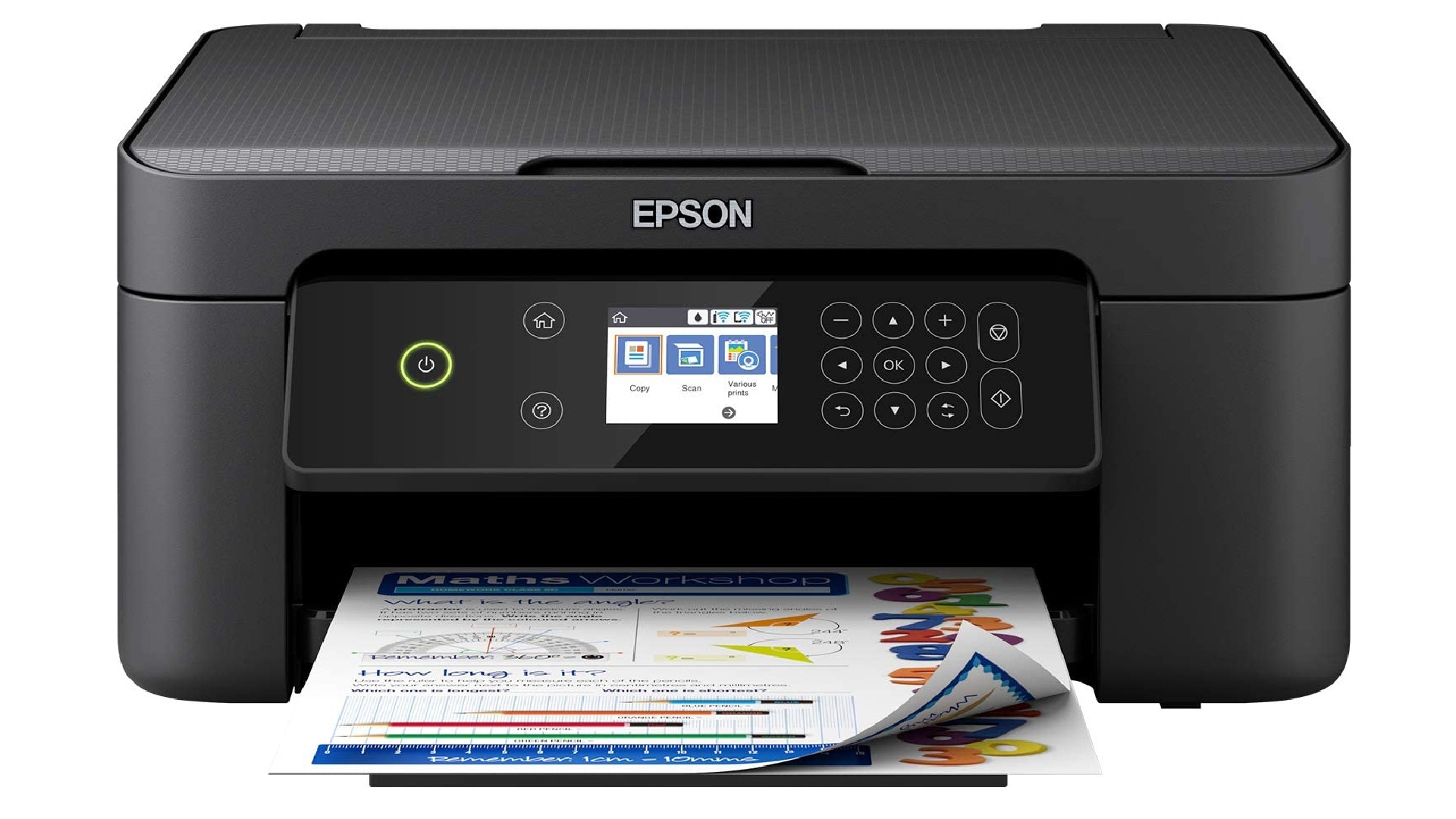 Product shot of Epson Expression Home XP-4100, one of the best budget printers