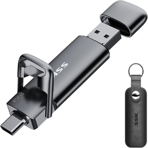 External USB-C SSD Flash Drive 512GB