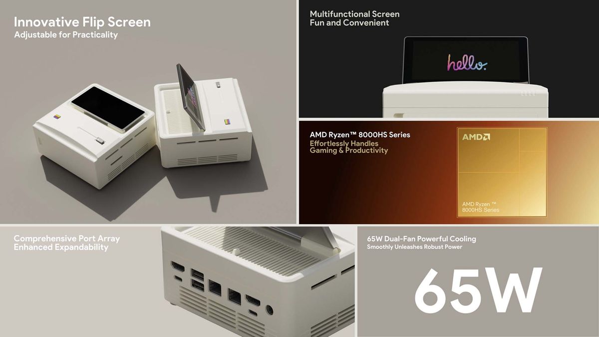 AYANEO Retro Mini PC AM01S specs.