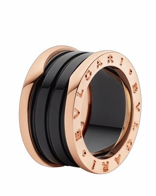 Black bulgari ring