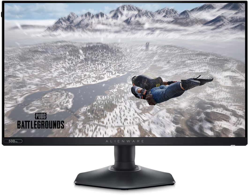 An Alienware AW2524HF against a white background