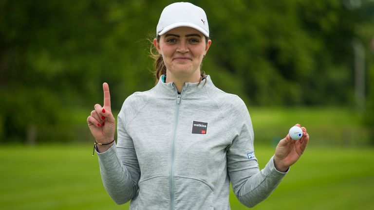 Keely Chiericato made a hole-in-one on the par-4 8th during qualifying for the Women's US Open