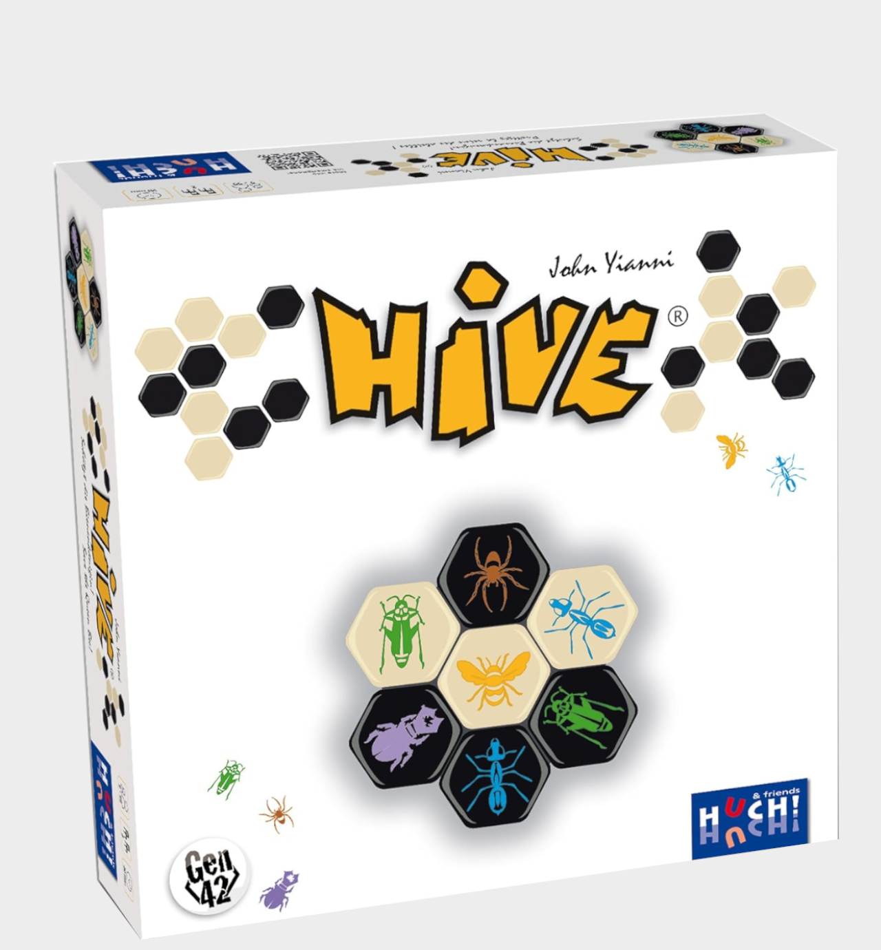Hive box on a plain background